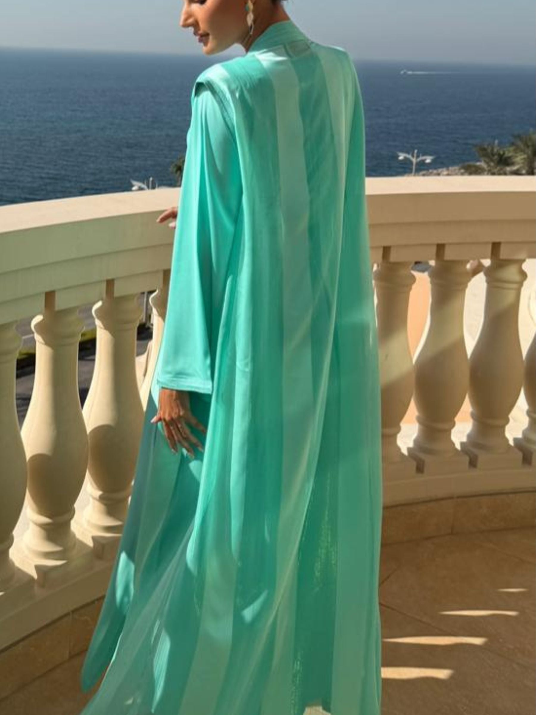 CAPRI TURQUOISE ABAYA