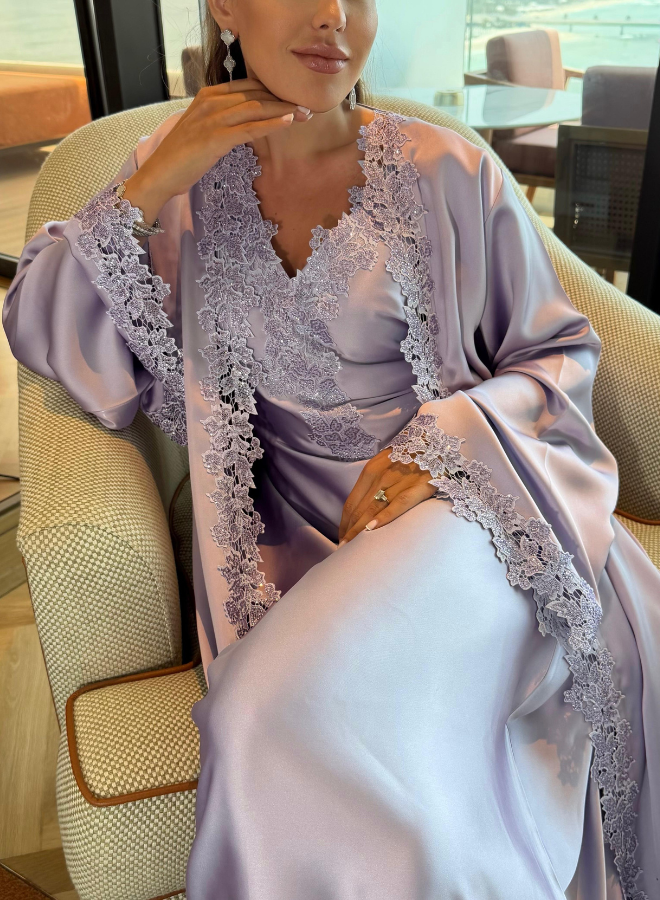 HAJAR LILAC ABAYA