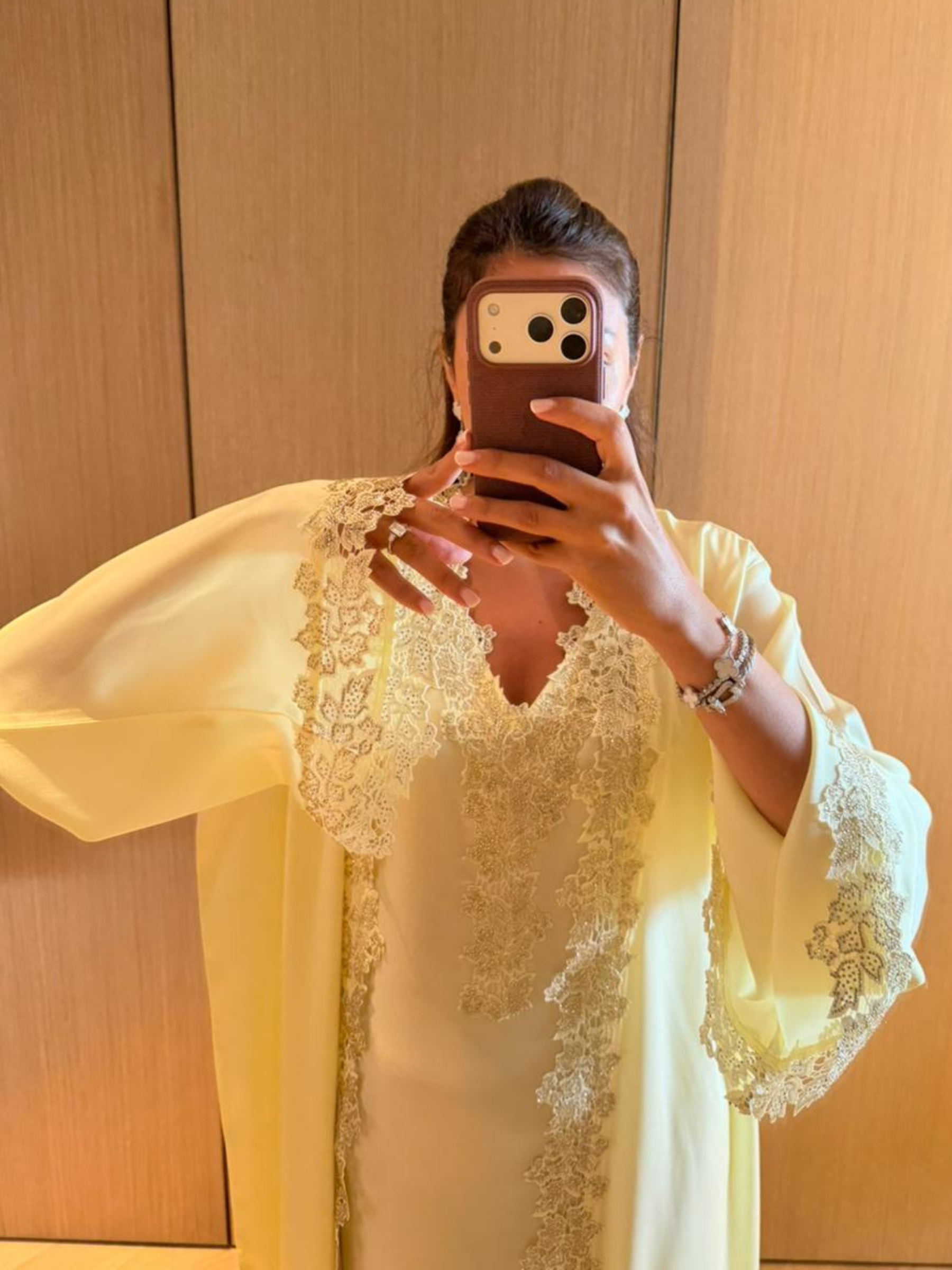 HAJAR BUTTER YELLOW ABAYA