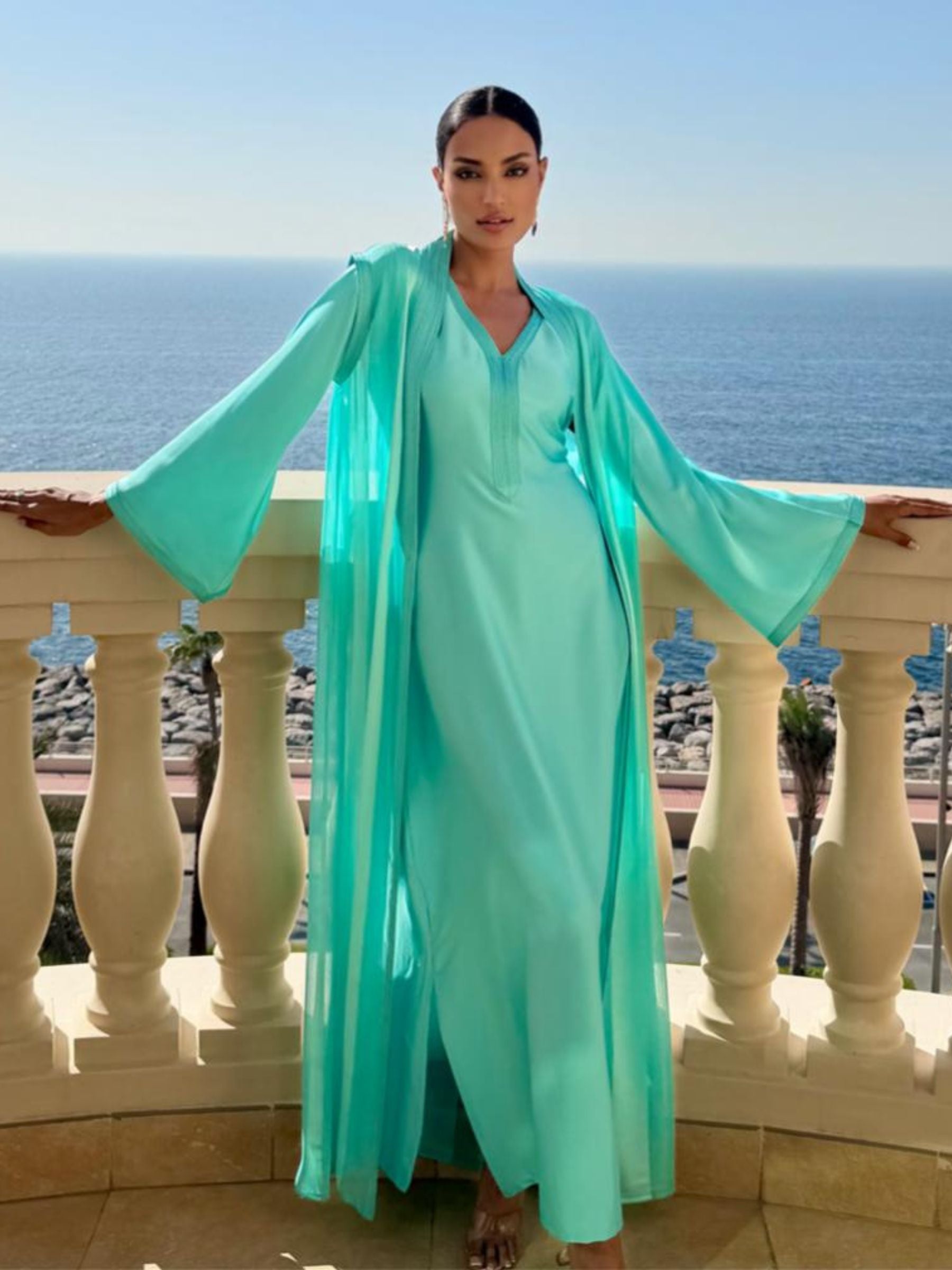 CAPRI TURQUOISE ABAYA
