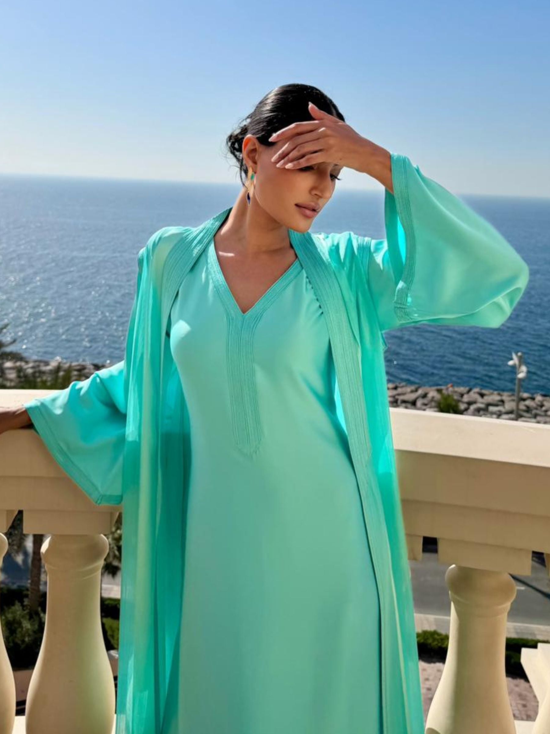 CAPRI TURQUOISE ABAYA