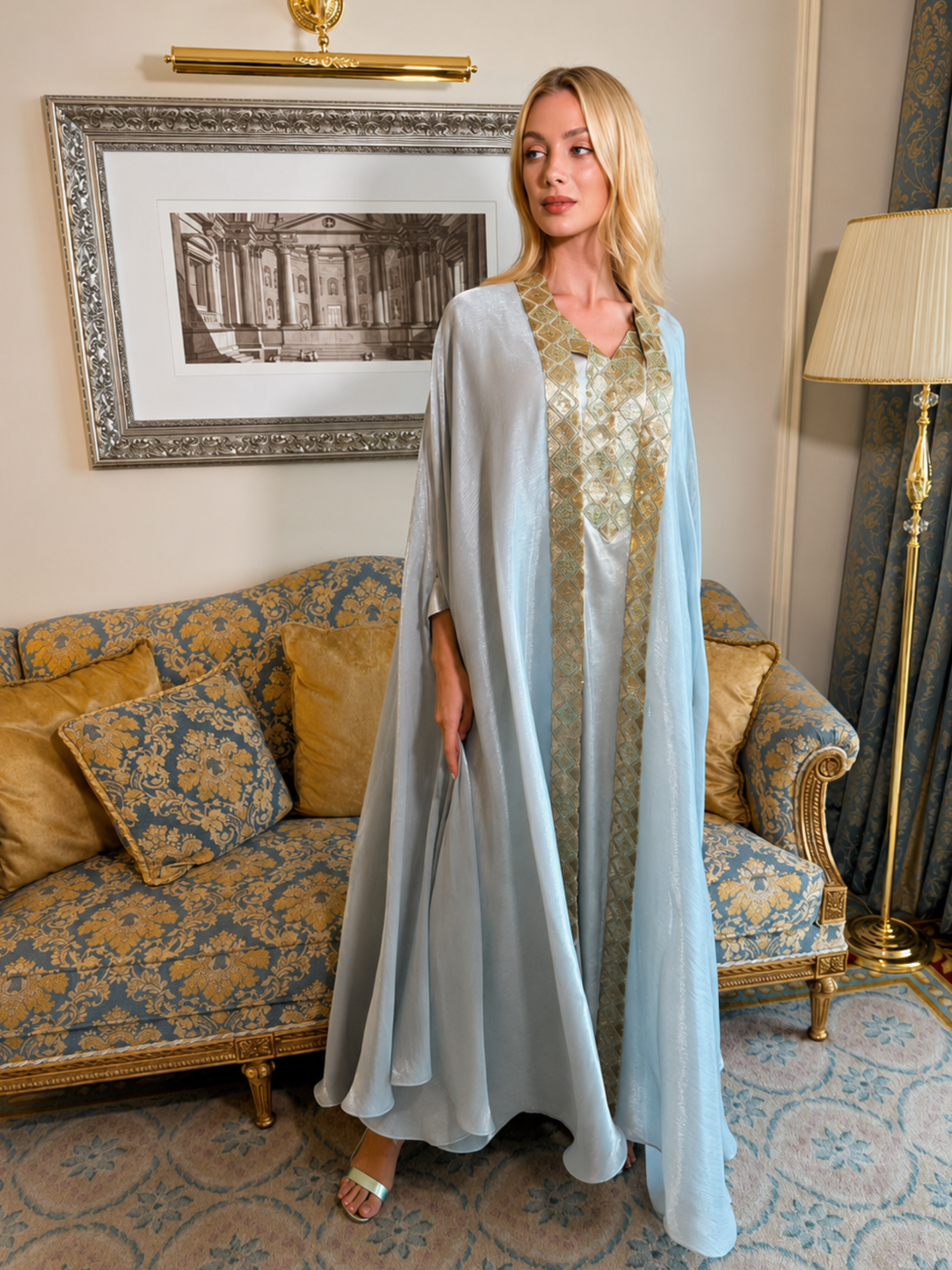 RUBA EMBROIDERED KAFTAN