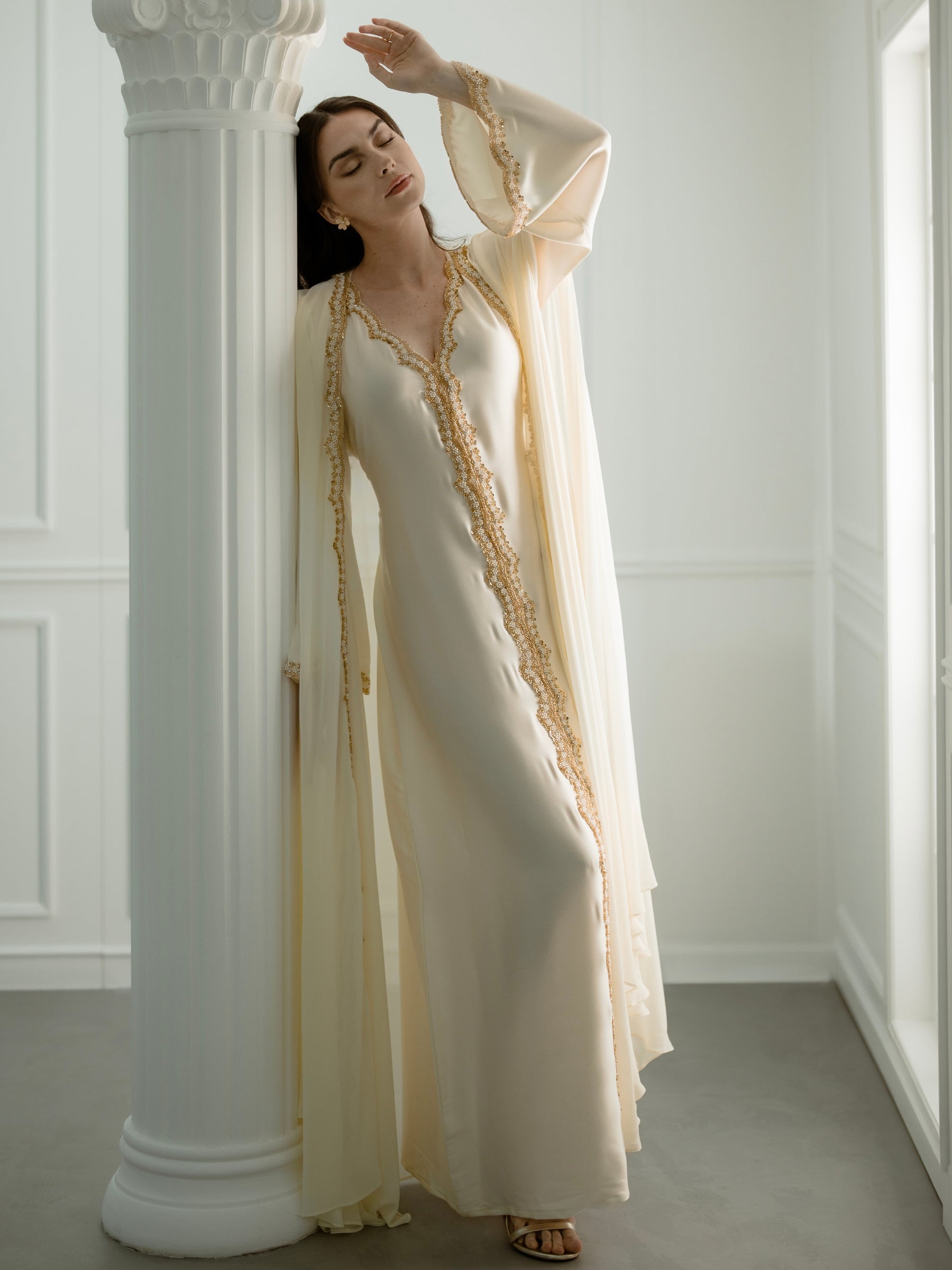 TALIA OFFWHITE KAFTAN