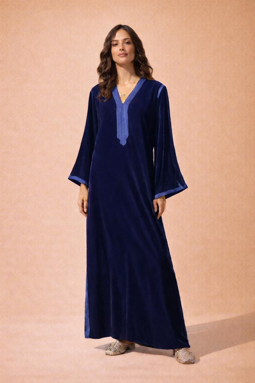 SANAA VELVET NAVY BLUE