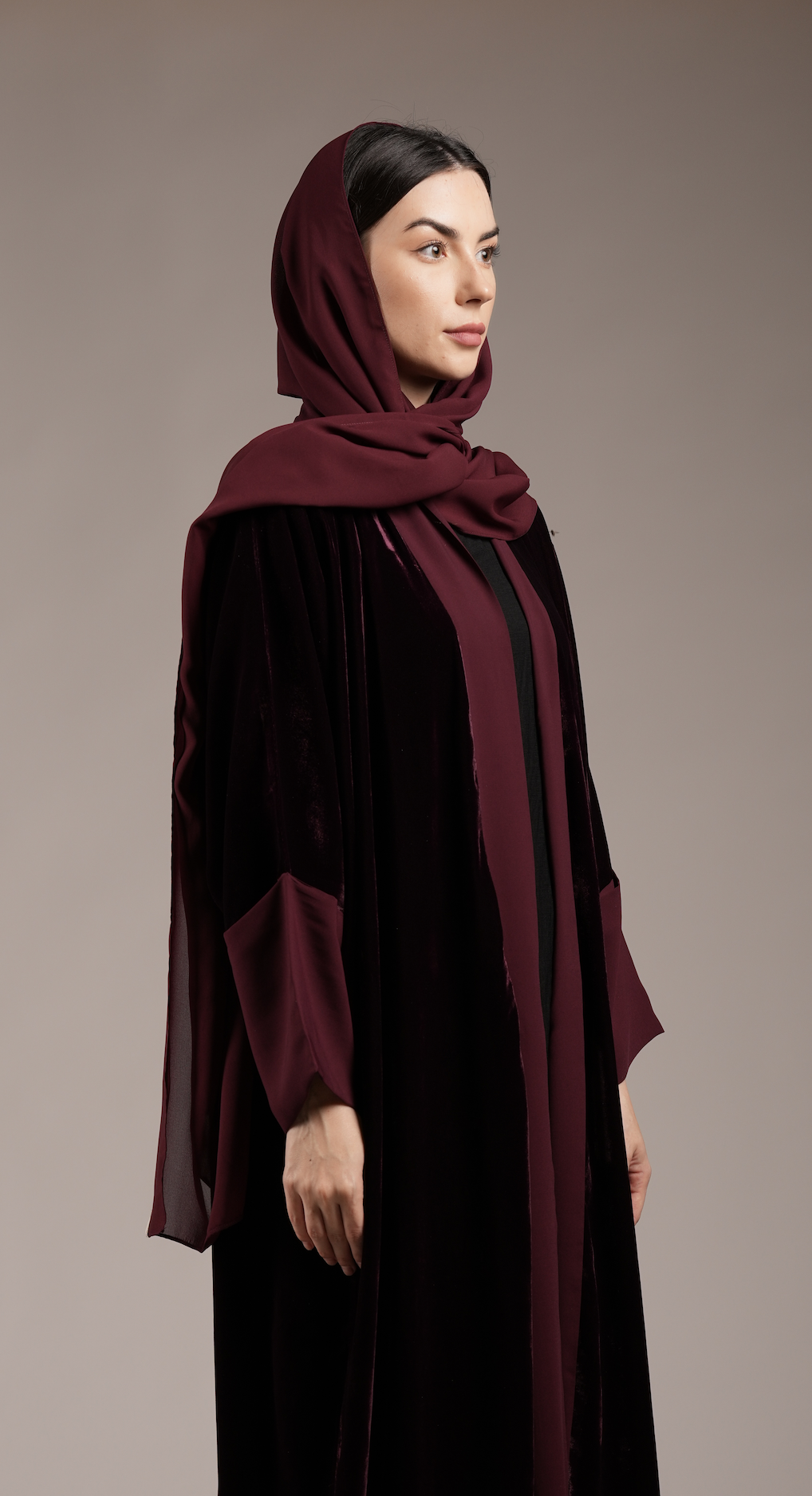 SHAWL MAROON