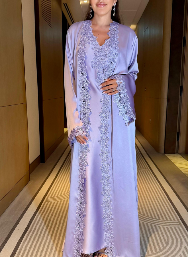 HAJAR LILAC ABAYA