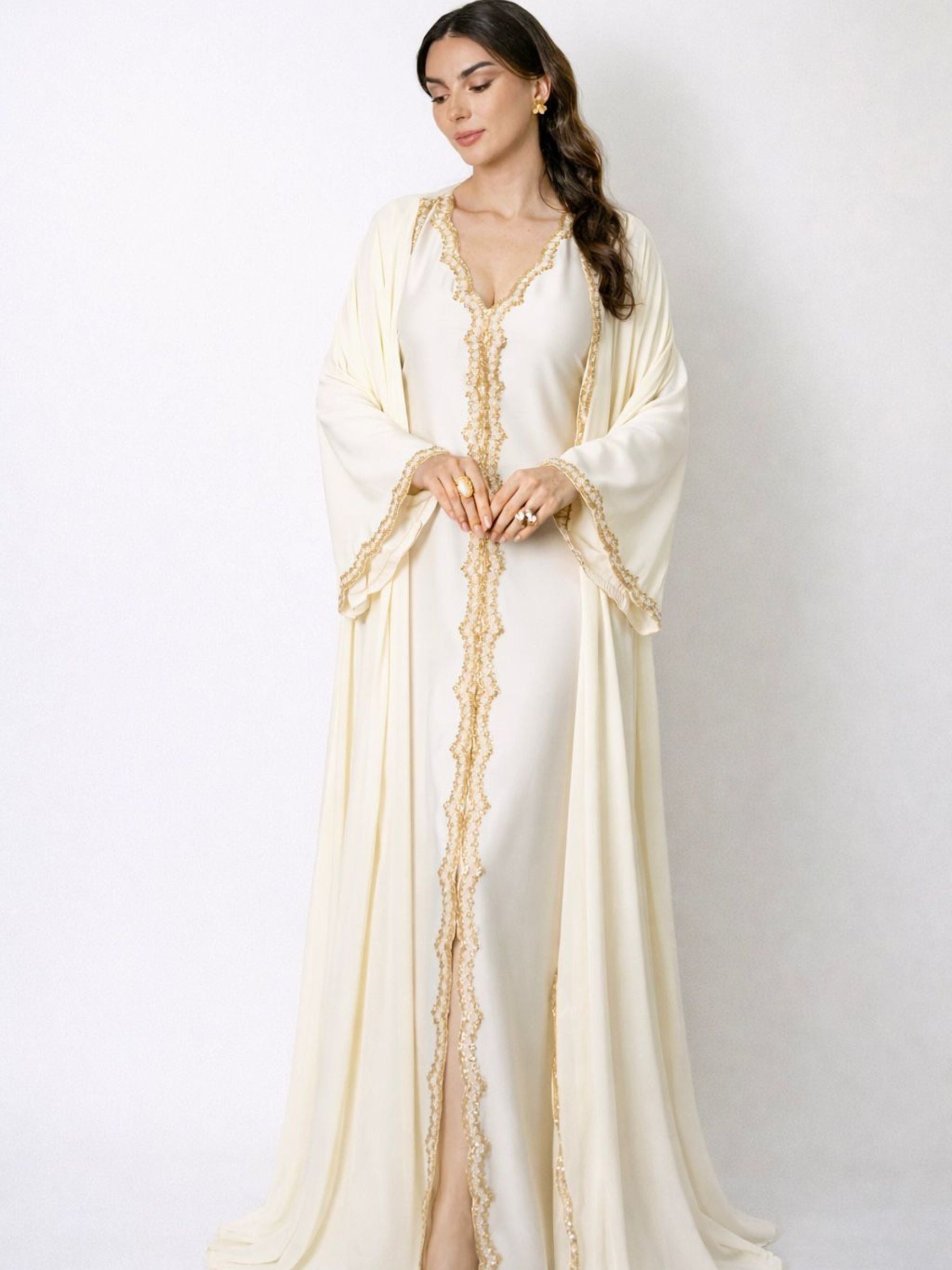TALIA OFFWHITE KAFTAN