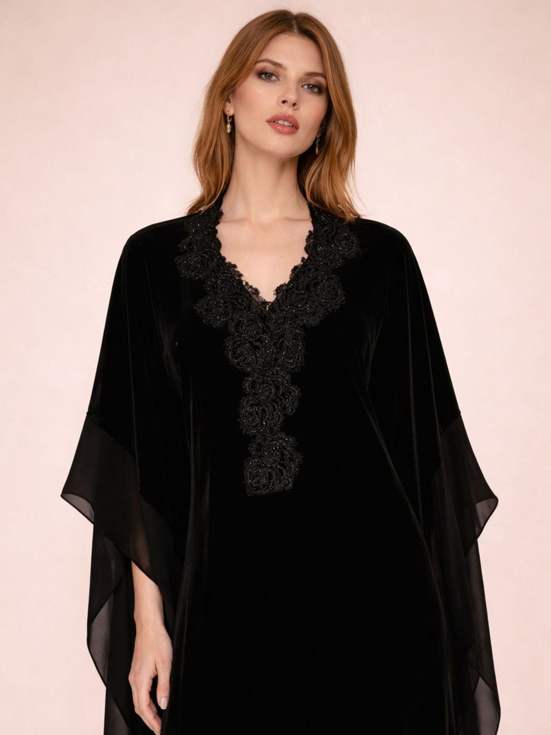 AIZAA VELVET KAFTAN