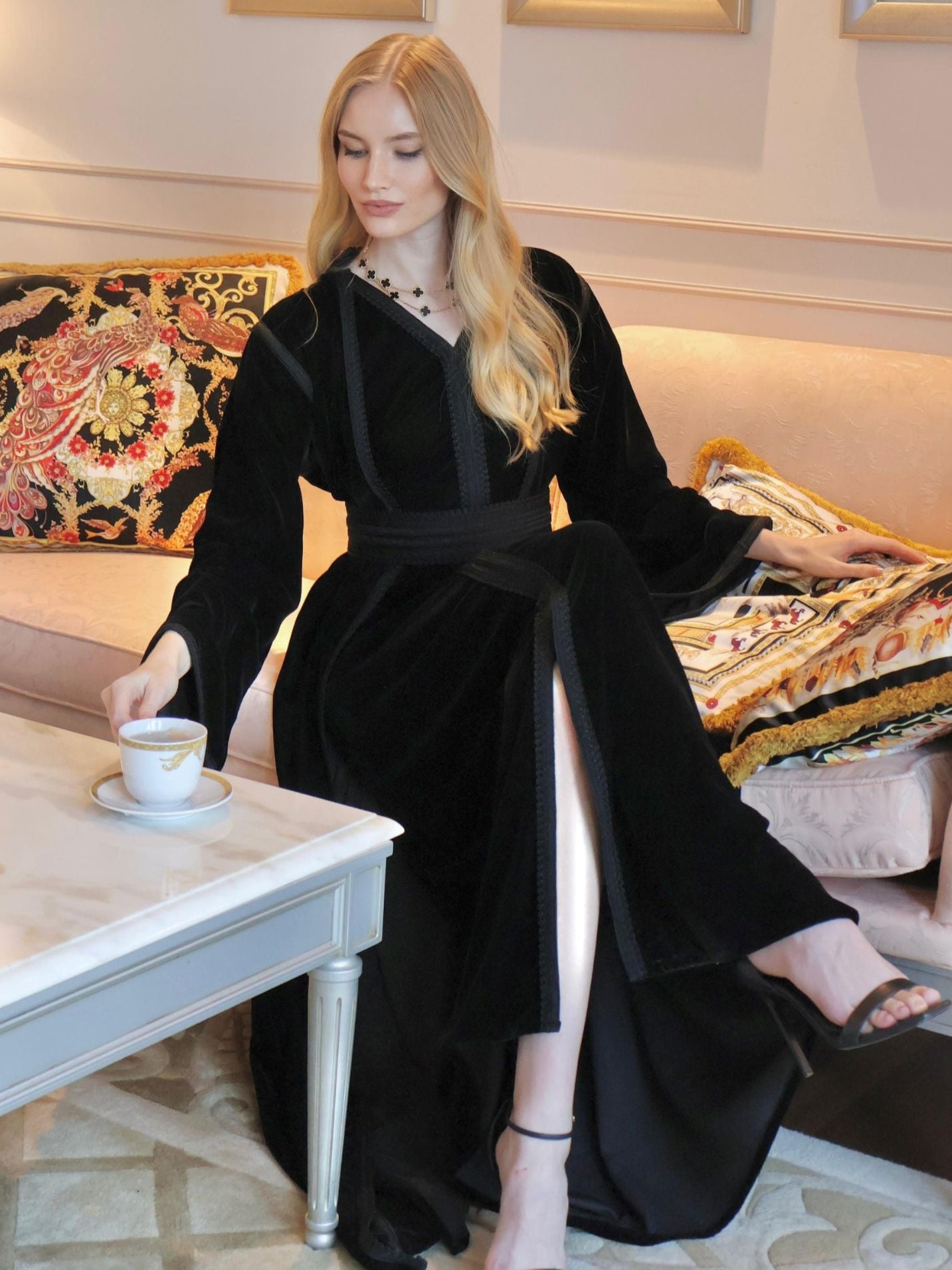 LEEN VALVET KAFTAN