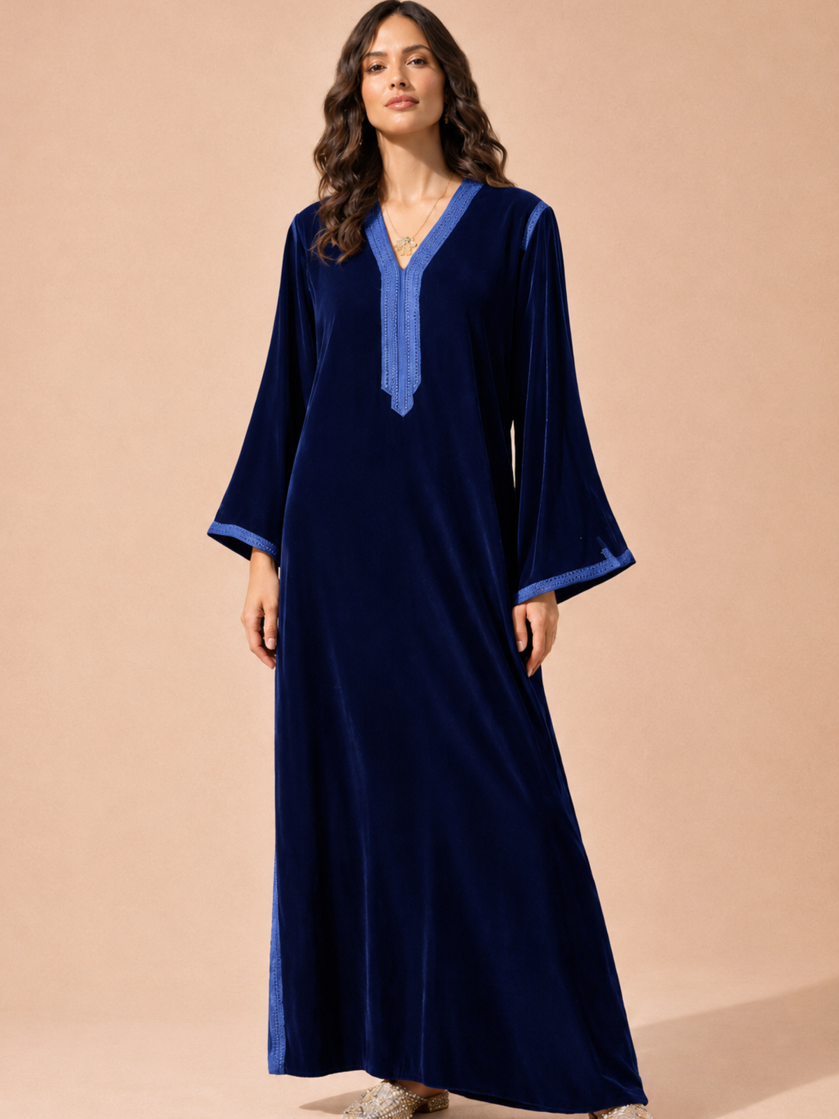 SANAA VELVET NAVY BLUE
