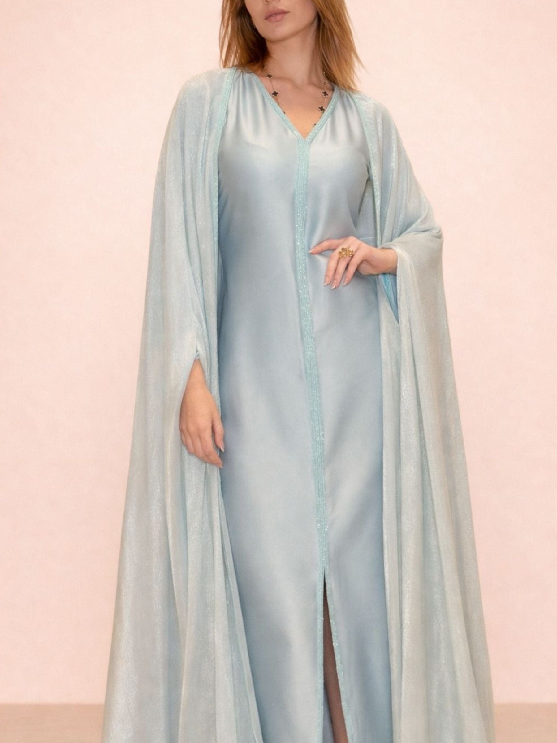 LENA LIGHT BLUE KAFTAN