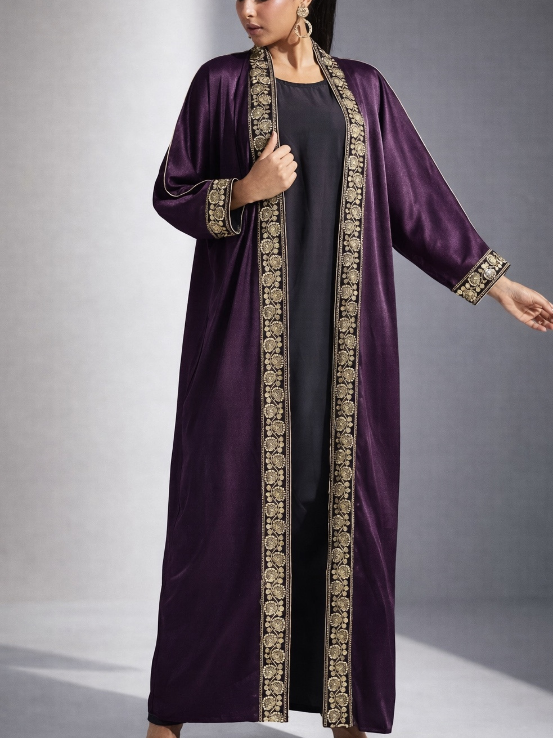 LAYALI PURPLE ABAYA