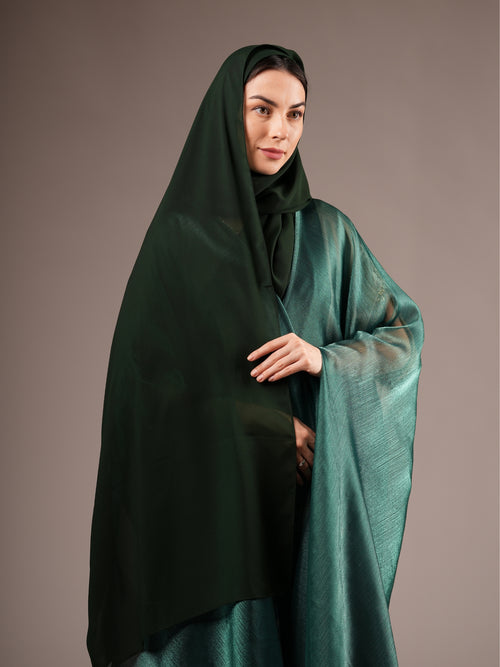 SHAWL DARK GREEN