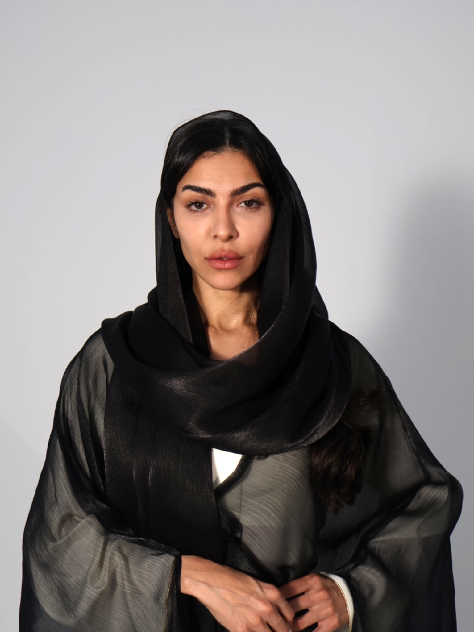 SHAWL ORGENZA BLACK