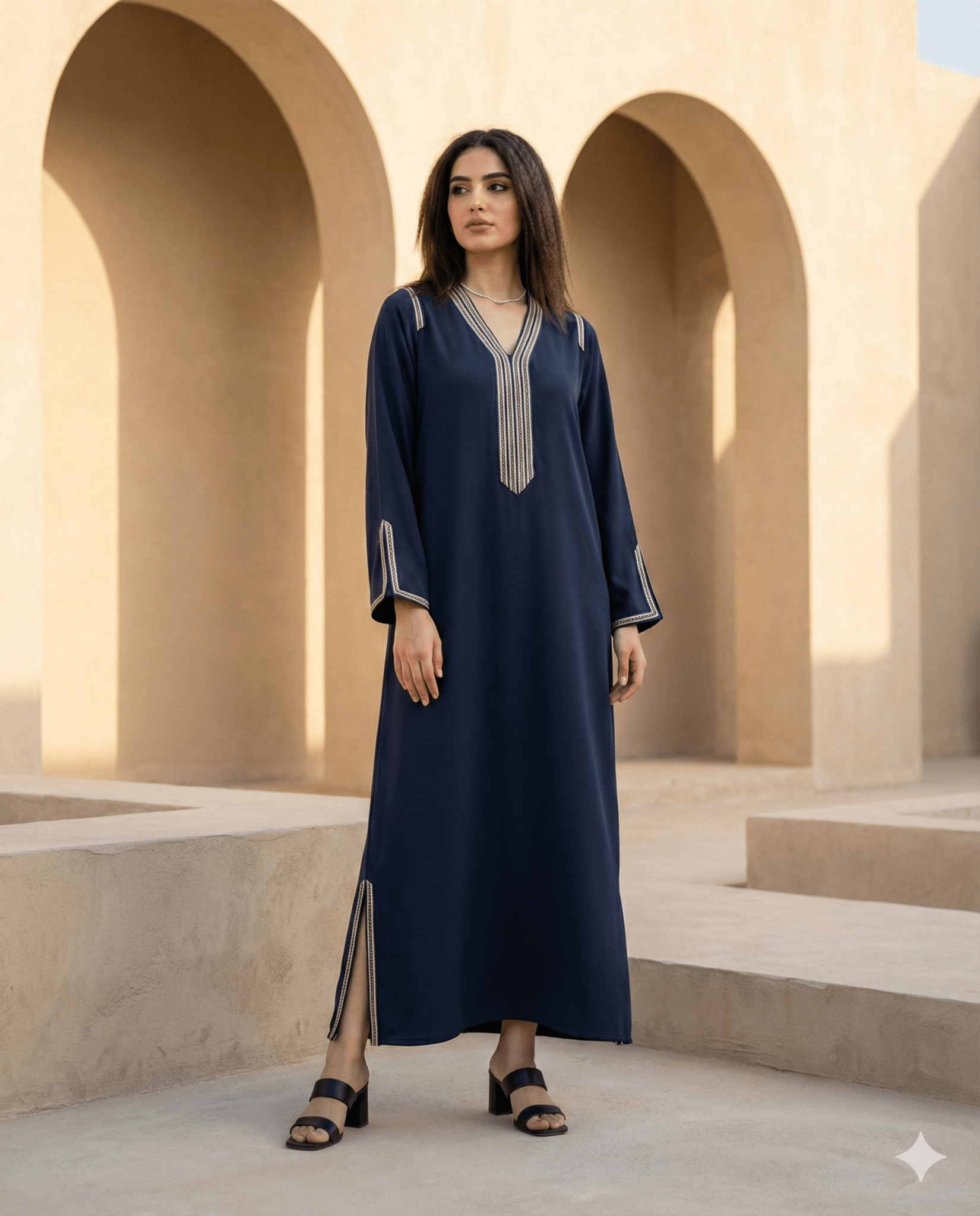 RAYA NAVY BLUE KAFTAN